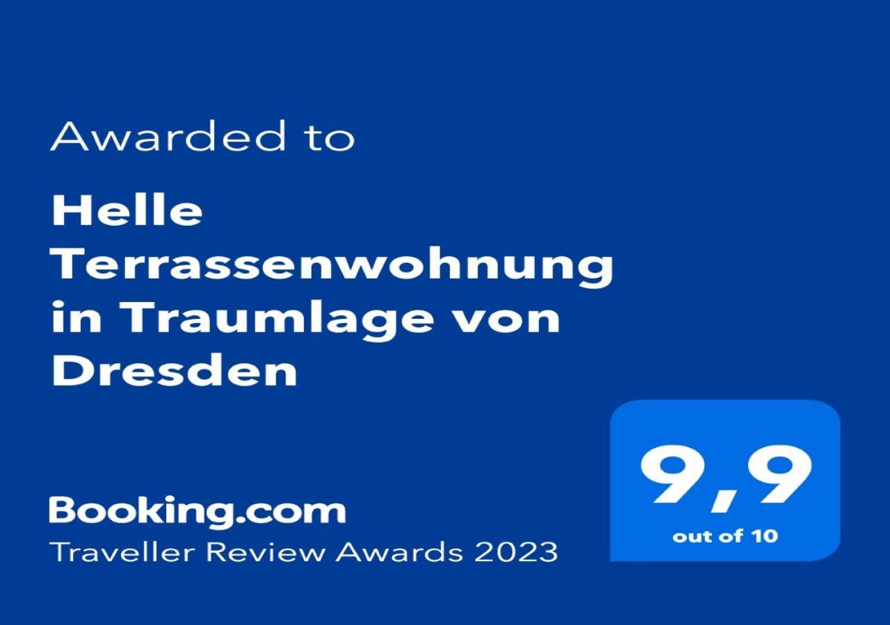 Helle Terrassenwohnung In Traumlage Von Dresden Exteriör bild